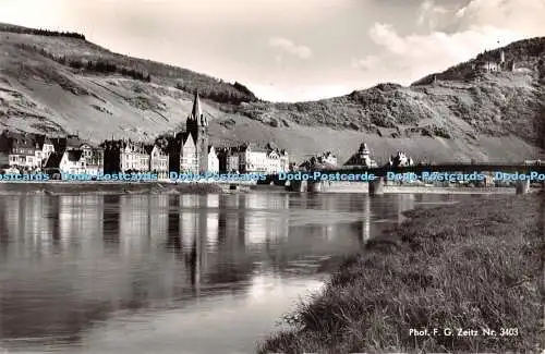 R371195 Bernkastel an der Mosel mit Ruine Landshut Hotel Romischer Kaiser F G Ze