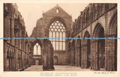 R369511 H 8 Palace of Holyroodhouse Holyrood Abbey The Nave H M Office of Works