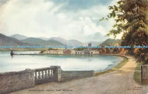 R371236 Inveraray from the Bridge Valentine Art Farbe Edward H Thompson