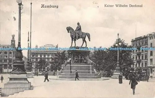 R371274 Hamburg Kaiser Wilhelm Denkmal M Gluckstadt und Munden 1908