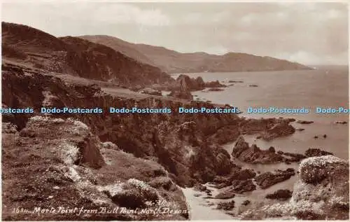 R369562 3634 Morte Point from Bull Point North Devon E A Sweetman RP Sunshine Se