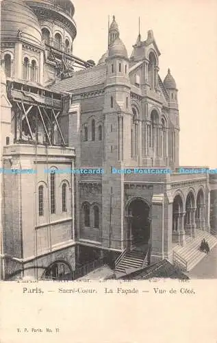 R368007 Paris Sacre Coeur La Facade Vue de Cote V P Paris No 11