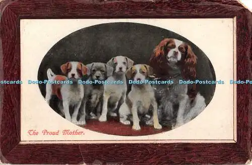 R369589 The Proud Mother Dogs 260 High Holborn Coronation Series 392 5 1909