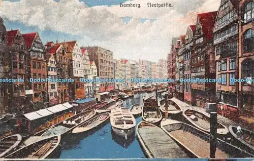 R371323 Hamburg Fleetpartie Postkarte