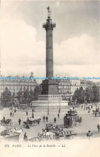 R368030 Paris La Place de la Bastille LL 175