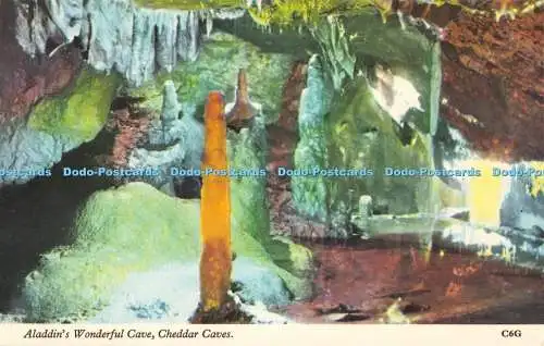 R369613 Aladdins Wonderful Cave Cheddar Caves C6G Harvey Barton