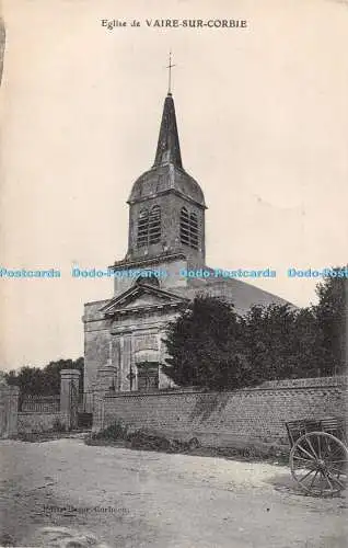 R368051 Eglise de Vaire Sur Corbie Edit Bazar Corbeen Postkarte