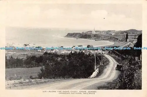 R371361 Quebec Gaspe entlang der Gaspe Coast Canadian National Railways S J Haywar