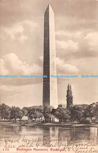 R368073 Washington D C Washington Monument Foster and Reynolds