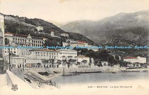 R369656 M T I L 329 Menton Le Quai Bonaparte