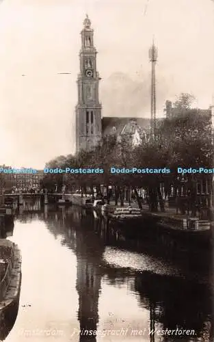 R368087 Amsterdam Prinsengracht met Westertoren Grafico