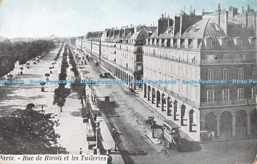 R369663 Paris Rue de Rivoli et les Tuileries