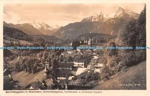 R371409 Berchtesgaden m Watzmann Schönfeldspitze Funtensee u Grunsee Tauern F G