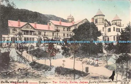 R371413 Japan Kobe Tor Hotel Postkarte 1912