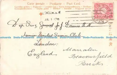 R371413 Japan Kobe Tor Hotel Postkarte 1912