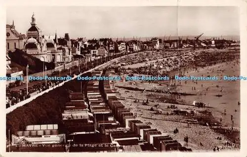 R369680 Le Havre Vue generale de la Plage et la Casino Tito Bloc Freres