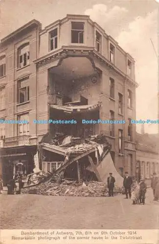 R368108 Bombardement of Antwerp 7th 8th en 9th October 1914 Bemerkenswertes Foto