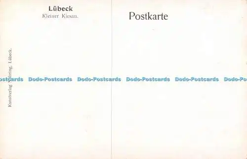 R368111 Lübeck Kleiner Kiesau Kunstverlag Nohring G Boese