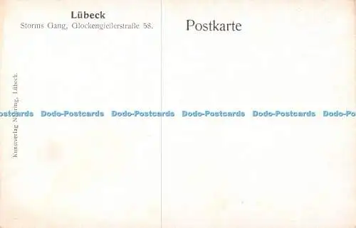 R368115 Lübeck Sturmbande Glockengiesserstrasse 58 Kunstverlag Nohring G Boese