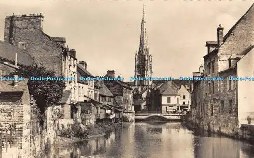 R369693 3 Harfleur Seine Inferieure La Lezarde et lEglise G A L F