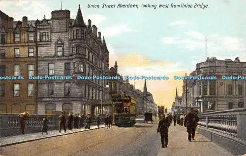 R371446 Union Street Aberdeen Blick nach Westen Union Bridge