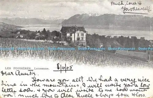 R369716 Les Fougeres Lausanne 1905