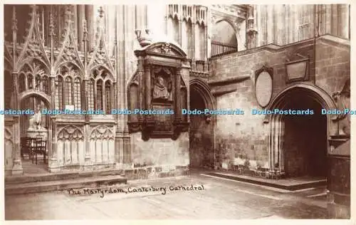 R369719 The Martyrium Canterbury Cathedral B and W Fisk Moore