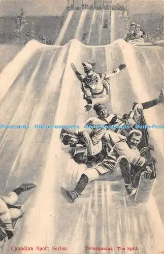 R368148 Tobogganing The Spill Montreal Import Canadian Sport Series No 304 Elie