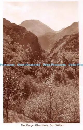 R368156 The Gorge Glen Nevis Fort William RP Postkarte