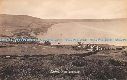 R368158 Woolacombe Sands Valentine Serie Postkarte