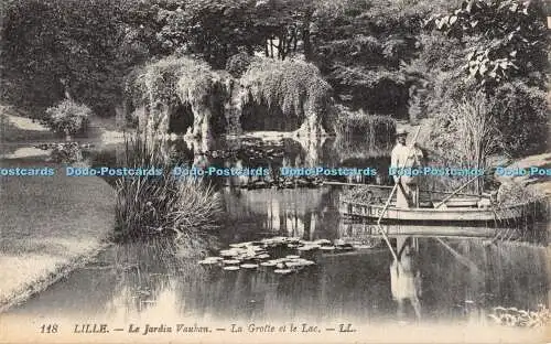 R369735 118 Lille Le Jardin Vauban La Grotte et le Lac LL Levy Fils