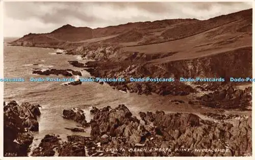 R368161 Woolacombe Grunta Beach and Morte Point RP 1938