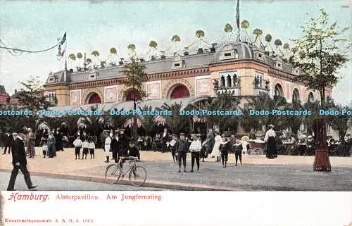 R371483 Hamburg Alsterpavillon Am Jungfernstieg A N H 3 1905