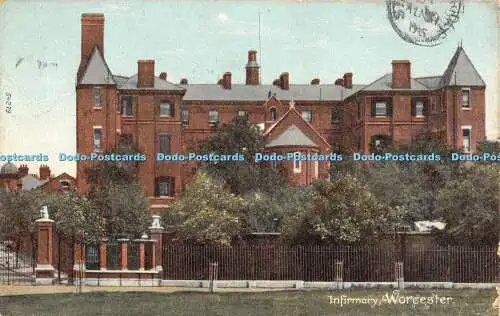 R368171 Worcester Krankenstation F Frith Postkarte