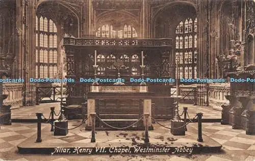 R368177 Westminster Abbey Altar Henry VII Chapel Valentine Series