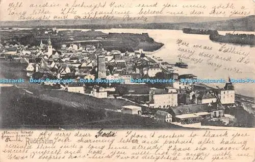 R371495 Rüdesheim Postkarte 1901