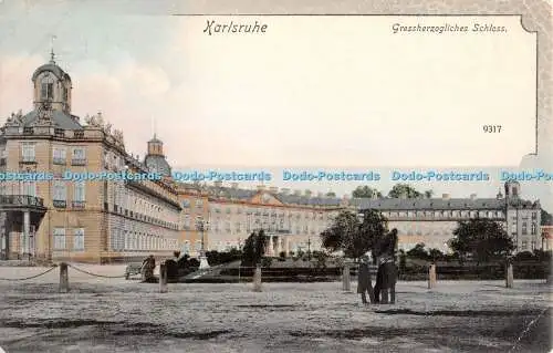 R371508 Karlsruhe Großherzogliches Schloss Reinicke und Rubin 1904