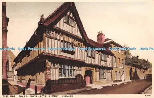 R371515 Ipswich Northgate Street The Old House J Salmon Gravure Style