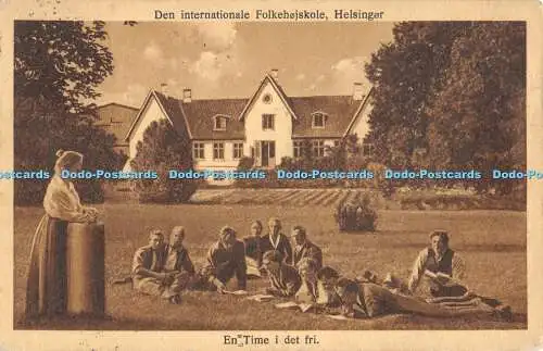 R368205 Helsingor Den Internationale Folkehojskole En Time i det Fri J M Helsing