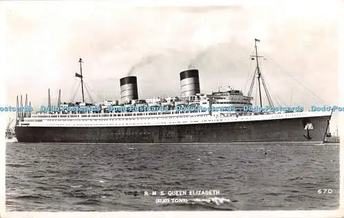 R371521 R M S Queen Elizabeth Dearden and Wade Sunny South Echtfoto