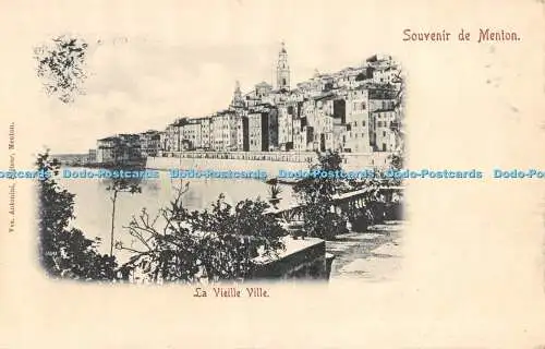 R369784 Souvenir de Menton La Vieille Ville Vve Antonini