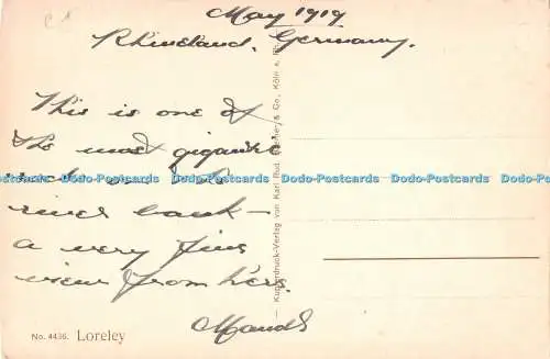 R371533 Loreley Karl Rud Bremer Nr 4436 1919