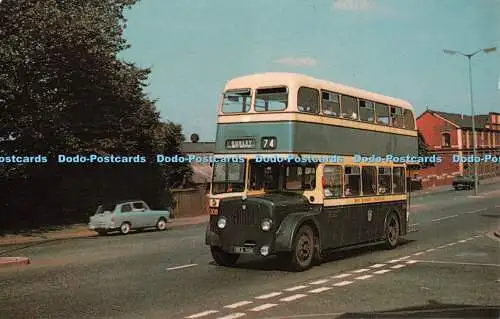 R371545 West Bromwich Corporation 208 1957 gebaut Daimler CVG 6 mit Metro Cammel