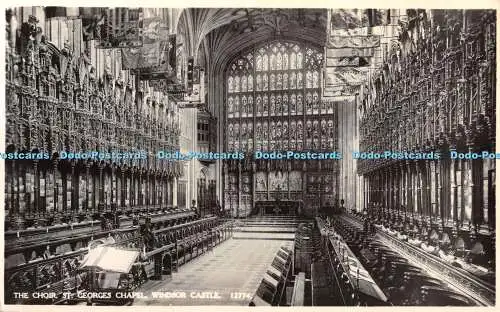 R371579 Windsor Castle St Georges Chapel The Choir J Salmon Echtfoto