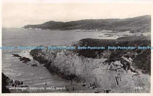 R371593 Woolacombe Barricane Shell Beach Photochrom RP 1930