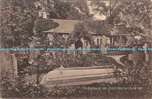 R371626 I W Bonchurch Der Schatten des Kreuzes Postkarte