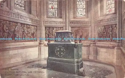 R371628 Edinburgh Castle Scottish National War Memorial The Shrine Valentine Art