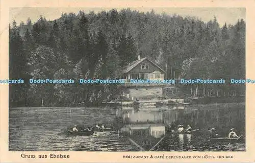 R369921 Gruss aus Ebnisee Restaurant and Cafe Dependance vom Hotel Ebnisee C F G