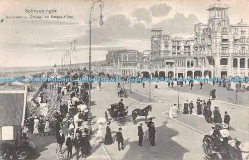 R371665 Scheveningen Boulevard Oranje en Palace Hotel Weenenk und Snel den Haag