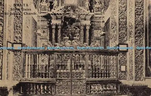 R369942 Malta Silver Gates St Johns Church Photo The Grand Studio